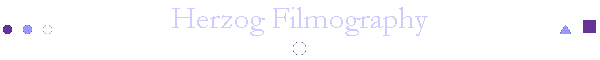 Herzog Filmography